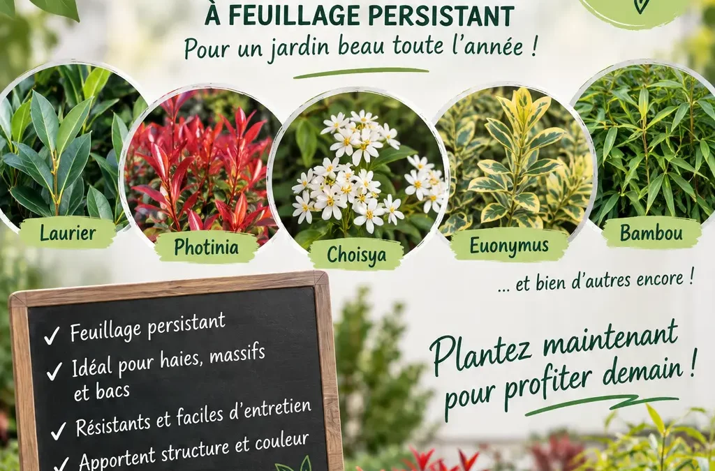 Arrivage de plantes d’extérieur mi-novembre 🌿