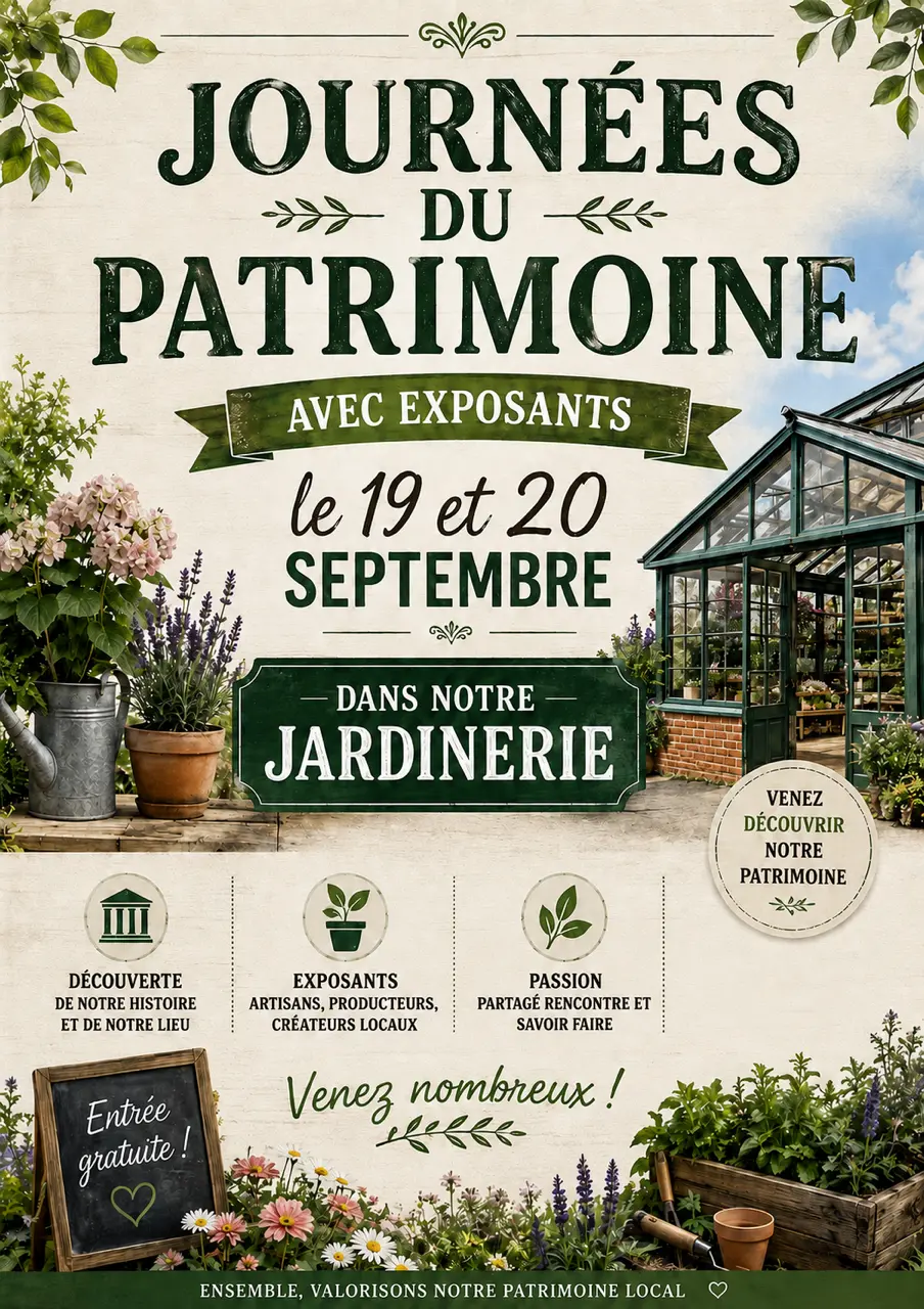 Journées du Patrimoine à Pocé-sur-Cisse – La Serre de Claire